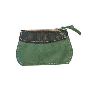 Handmade Leather Coin‎ Purse Wallet Patchwork Cosmetics Bag Zipper Boho
